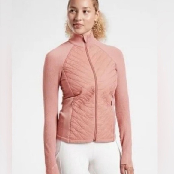 Athleta Flurry Force Insulated PrimaLoft Jacket, Pink, size Medium - Picture 3 of 6